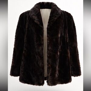 Vintage Real Mink Fur Shawl Coat – Made in USA – EM Superior Fur